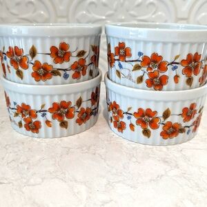 Vintage Japanese Ramekin set of 4